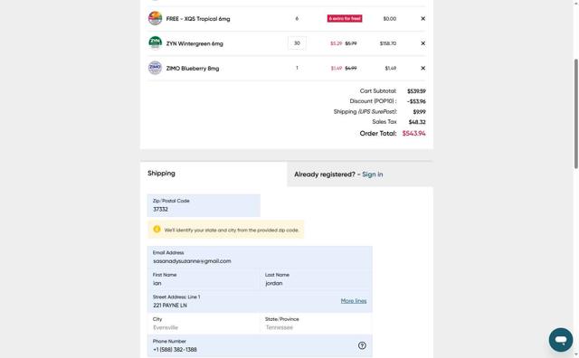 Prilla checkout page showing Prilla coupon code box | Screenshot taken by SimplyCodes community member on Jul 5, 2025
