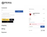SAVE5PRIMA coupon verification screenshot