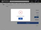 SAVE5PRIMA coupon verification screenshot