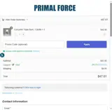 10OFF coupon verification screenshot