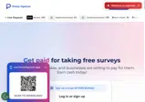 Prime Opinion US coupon verification screenshot