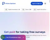 Prime Opinion US coupon verification screenshot