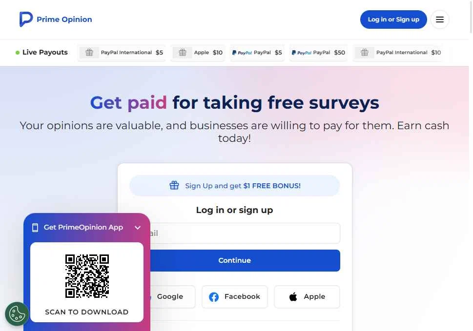 Prime Opinion US checkout page showing Prime Opinion US promo code box | Screenshot taken by SimplyCodes community member on Dec 5, 2025