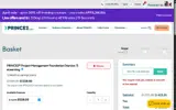 Prince2.com coupon verification screenshot
