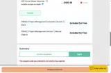 Prince2.com coupon verification screenshot