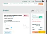 Prince2.com coupon verification screenshot