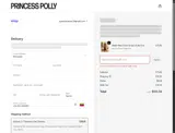 Princess Polly AU coupon verification screenshot