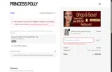Princess Polly AU coupon verification screenshot
