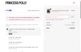 Princess Polly AU coupon verification screenshot