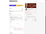 Princess Polly AU coupon verification screenshot