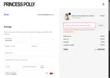 Princess Polly AU coupon verification screenshot