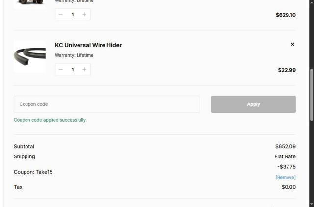 Prinsu checkout page showing Prinsu coupon code box | Screenshot taken by SimplyCodes community member on Jul 7, 2025