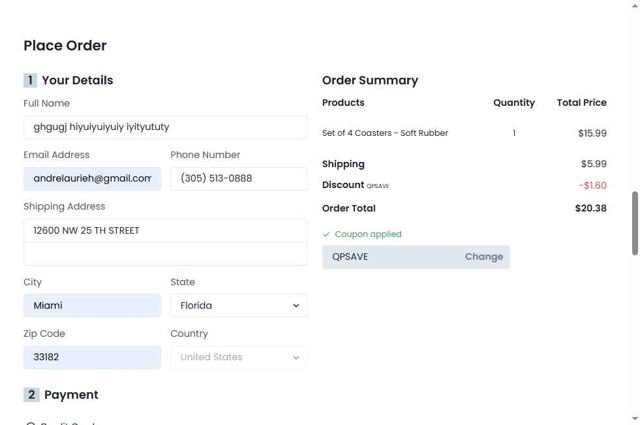 Printicular checkout page showing Printicular coupon code box | Screenshot taken by SimplyCodes community member on Jun 15, 2025