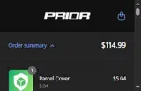 Prior coupon verification screenshot