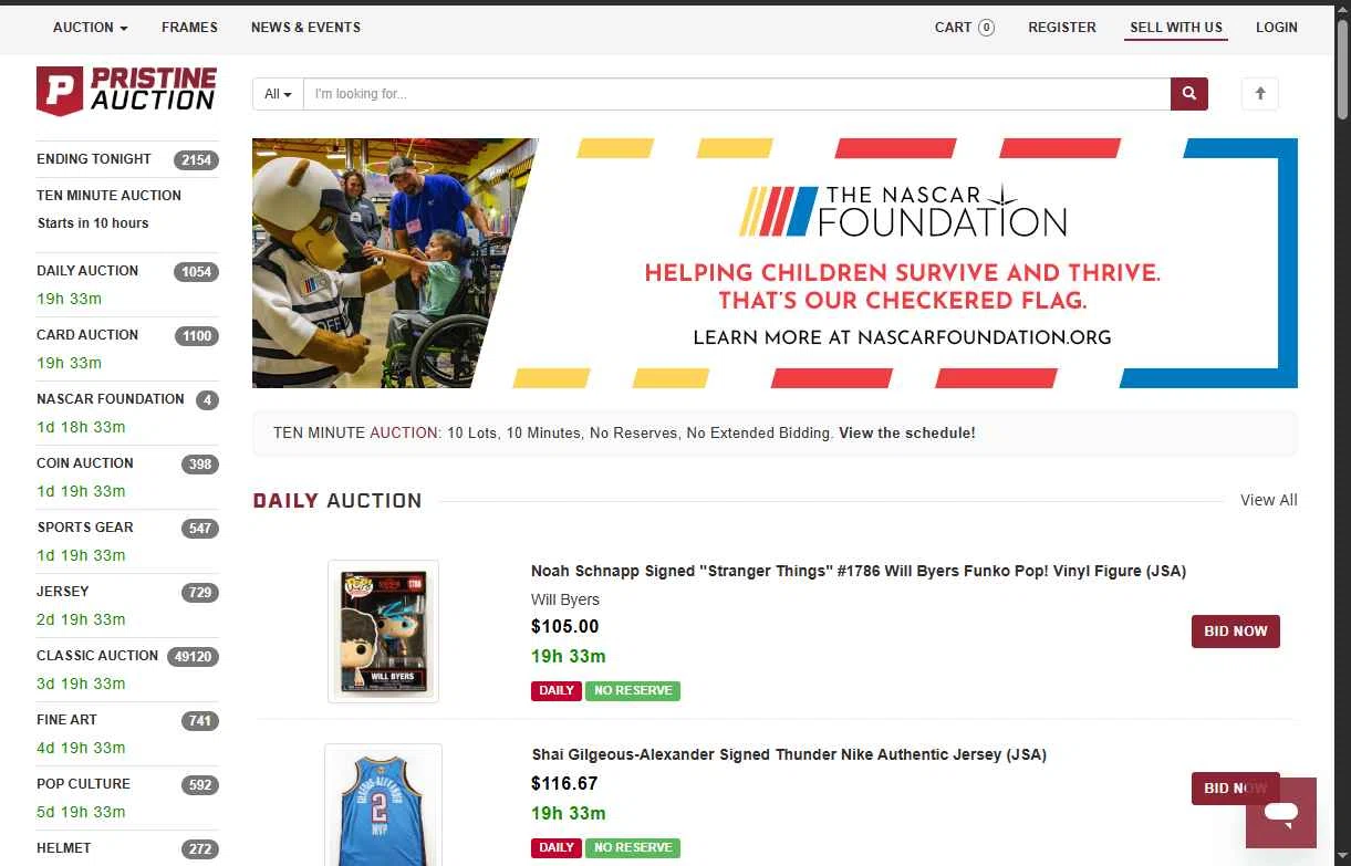 Pristine Auction checkout page showing Pristine Auction promo code box | Screenshot taken by SimplyCodes community member on Jan 4, 2026