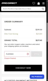 10% Off Pro Direct Soccer US Promo Codes Coupons Jul 2026
