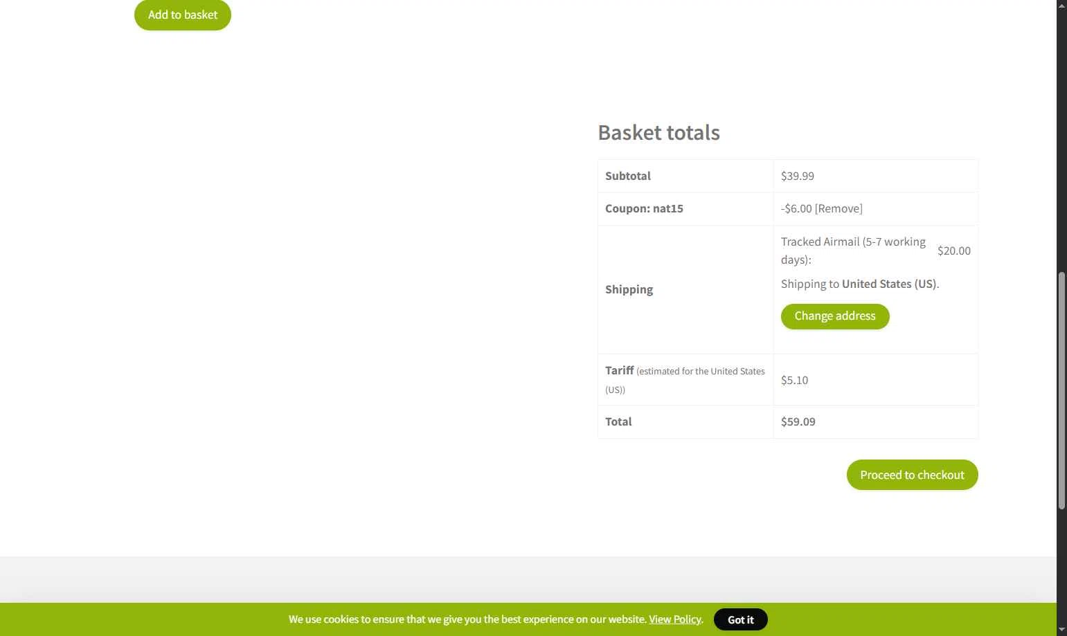 Profound Health checkout page showing Profound Health coupon code box | Screenshot taken by SimplyCodes community member on Oct 8, 2025