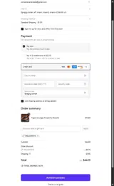 WELCOME15 coupon verification screenshot