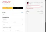 WELCOME10 coupon verification screenshot