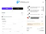 Prolux Cleaners coupon verification screenshot