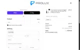 Prolux Cleaners coupon verification screenshot