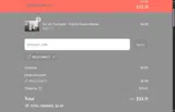 Welcome25 coupon verification screenshot