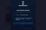 Pro Research Peptide coupon verification screenshot