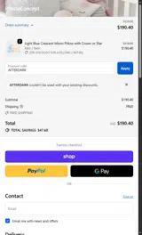 AFTERDARK coupon verification screenshot