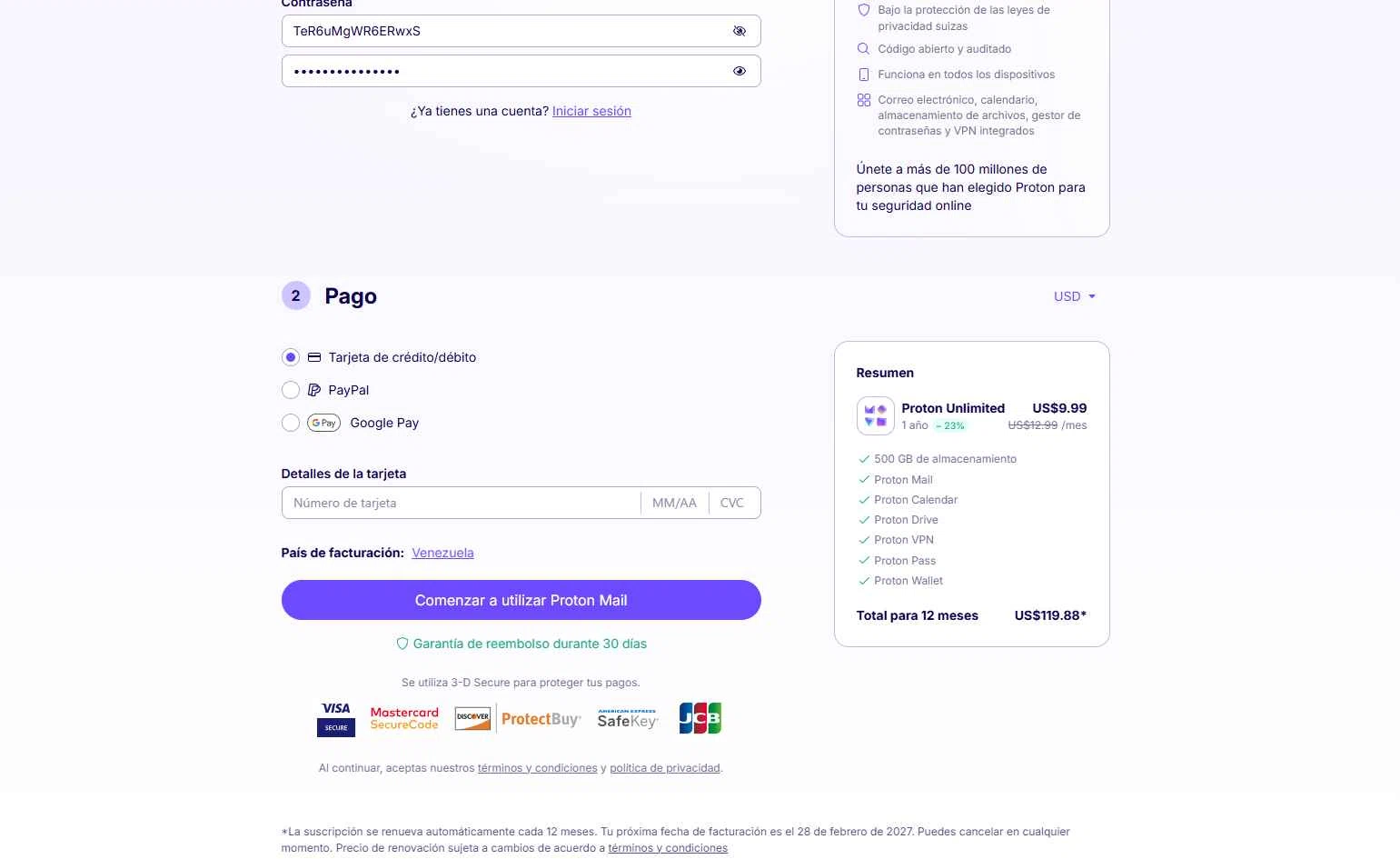 Verification screenshot for 20% Off Mail Plus Proton Select Option Mail Plus (the Link Sends You to the Code and the Code Is Inside the Link) at ProtonMail - 4mo ago