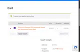 renew10 coupon verification screenshot