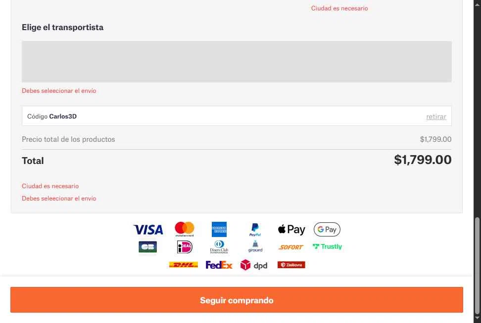 Prusa checkout page showing Prusa discount code box | Screenshot taken by SimplyCodes community member on Feb 4, 2026