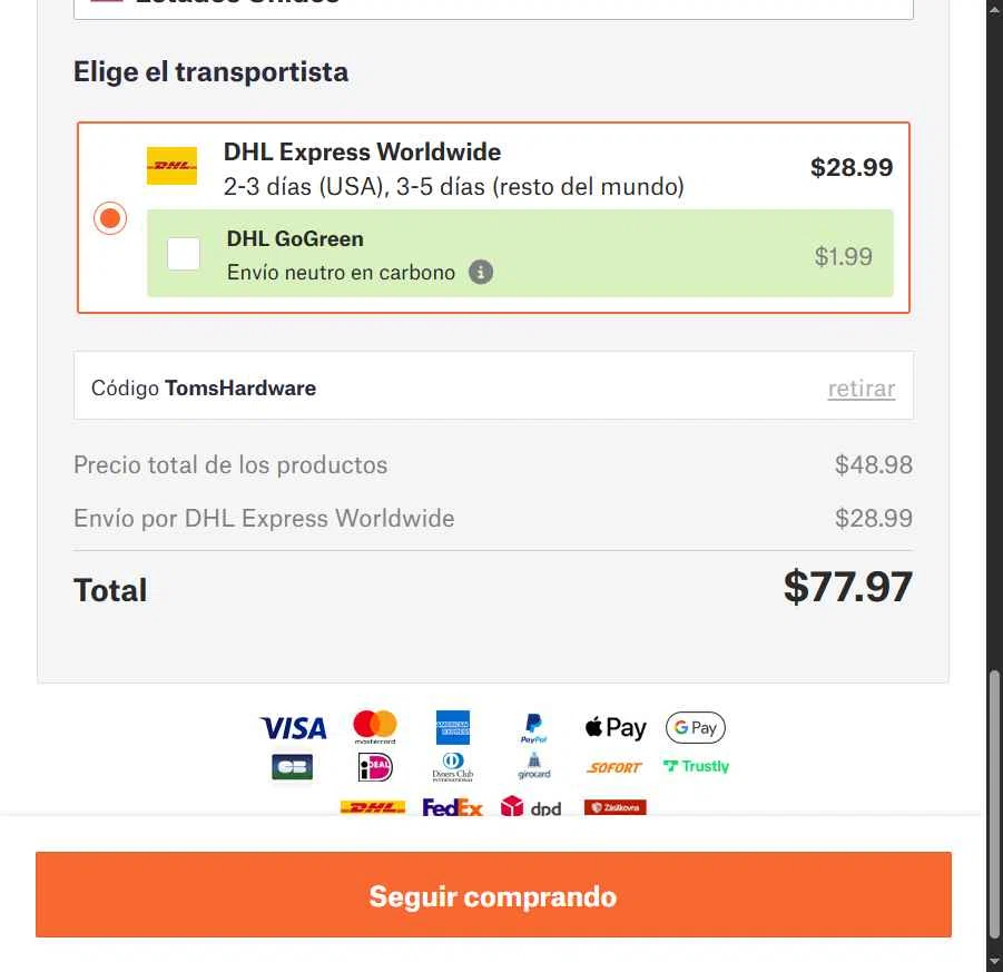 Prusa checkout page showing Prusa discount code box | Screenshot taken by SimplyCodes community member on Feb 10, 2026
