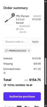 PRIMEDAZE2025 coupon verification screenshot