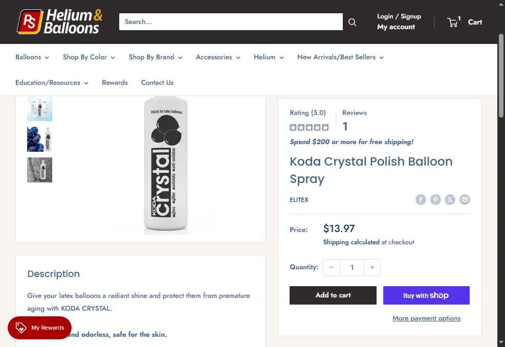 PS Helium checkout page showing PS Helium discount code box | Screenshot taken by SimplyCodes community member on Dec 27, 2025