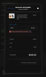 SAVE10 coupon verification screenshot