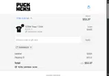 PUCK HCKY coupon verification screenshot