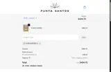 PUNTASANTOS10 coupon verification screenshot