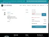 Pura Peptides coupon verification screenshot