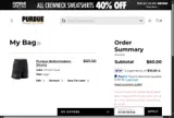 Purdue Boilermakers coupon verification screenshot