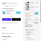 Pure Diffuser Co coupon verification screenshot