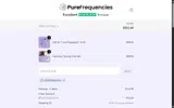 Pure Frequencies coupon verification screenshot