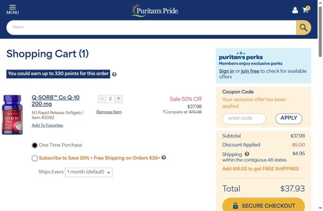 Puritan's Pride Promo Codes - 20% Off Sep 2025