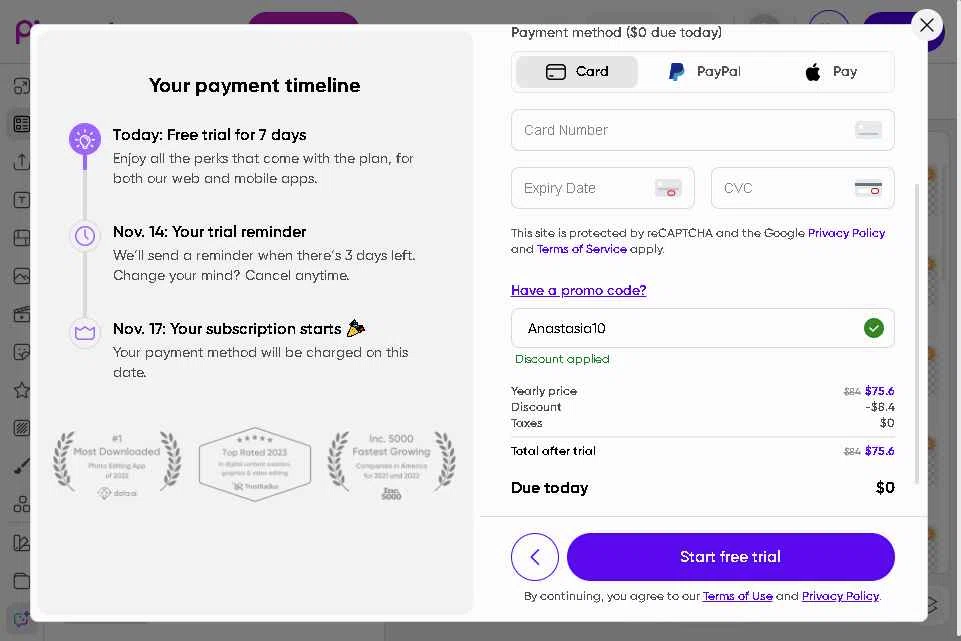 Quicktools checkout page showing Quicktools promo code box | Screenshot taken by SimplyCodes community member on Nov 10, 2025