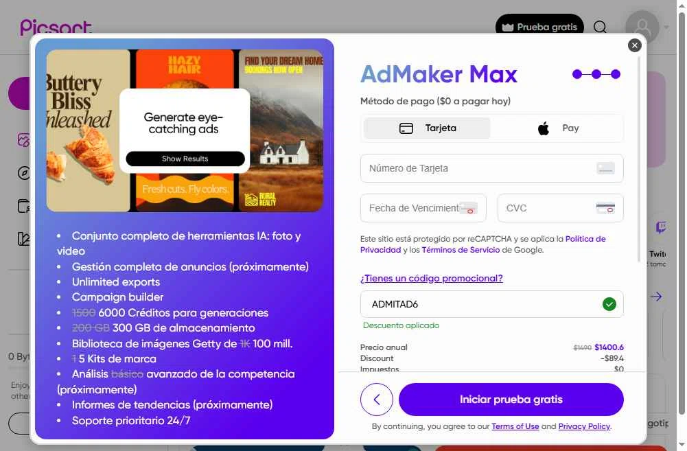 Quicktools checkout page showing Quicktools promo code box | Screenshot taken by SimplyCodes community member on Oct 12, 2025
