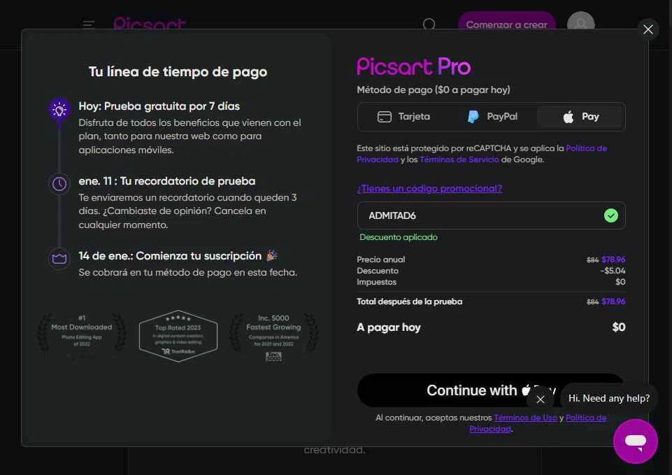 Quicktools checkout page showing Quicktools promo code box | Screenshot taken by SimplyCodes community member on Jan 7, 2026