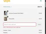 JULY4 coupon verification screenshot