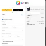 QUTOYS coupon verification screenshot
