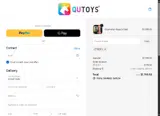 QUTOYS coupon verification screenshot