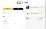 QUTOYS coupon verification screenshot