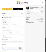 QUTOYS coupon verification screenshot